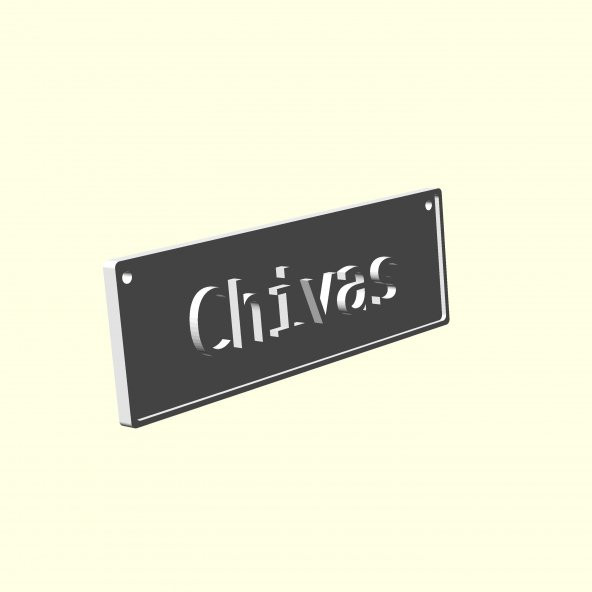Chivas Tasmalık Künye Tag Kedi Köpek Evcil Hayvana İsme Özel Üretim İsimlik Hediyelik Organik Plastik - 8