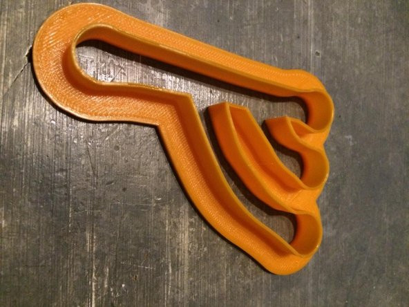 Gandalf Rune Çerez Kurabiye Kesici Kalıp Plastik Aparat - 1