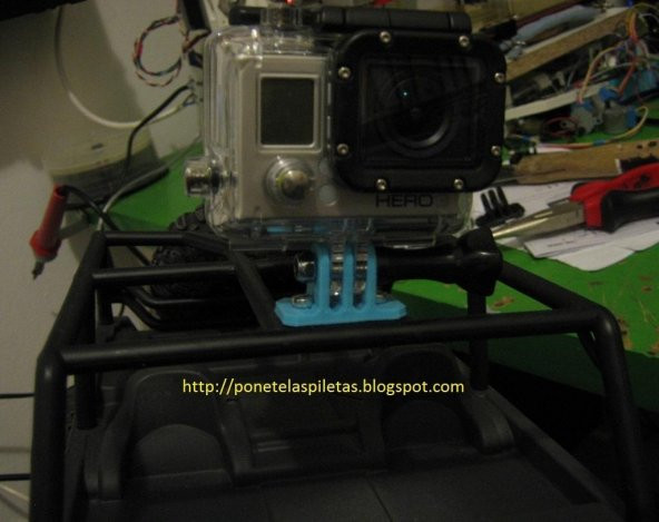 Gopro Hero 3 Axial Dingo İçin Monte Plastik Aparat - 2