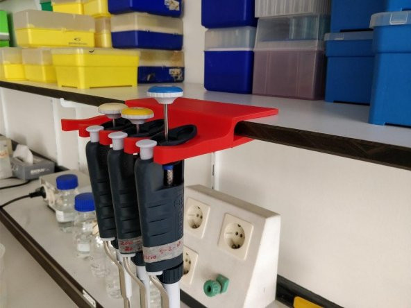 Pipet Tutucu, Slayt-On-Shelf Remix Plastik Aparat - 1