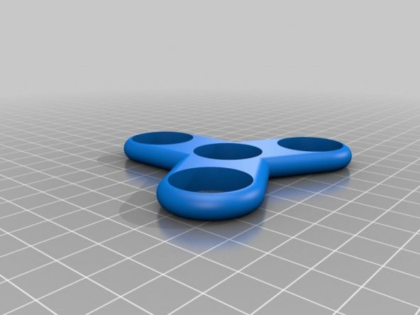 Basit Fidget Spinner - 608Rs Rulman Plastik Aparat - 4