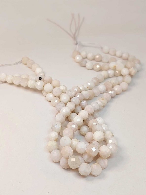 Ay Taşı Faset Kesim Dizi 8mm - Resim 3