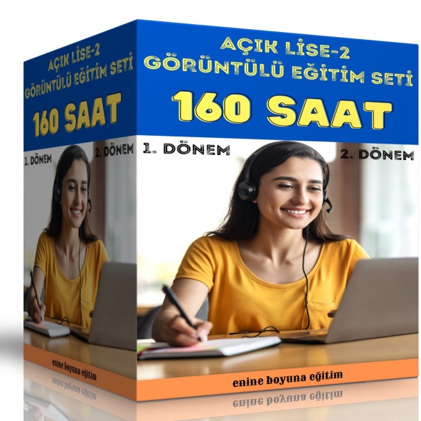 Açık Lise-2 Görüntülü Eğitim Seti (120 Saat Görüntülü Anlatım)