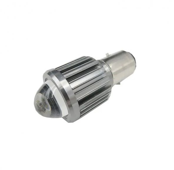 MERCEKLİ MOTOSIKLET FAR AMPÜLÜ BOSCH TIP DUYLU LED AMPÜL (BA20D) yeni nesil - 3