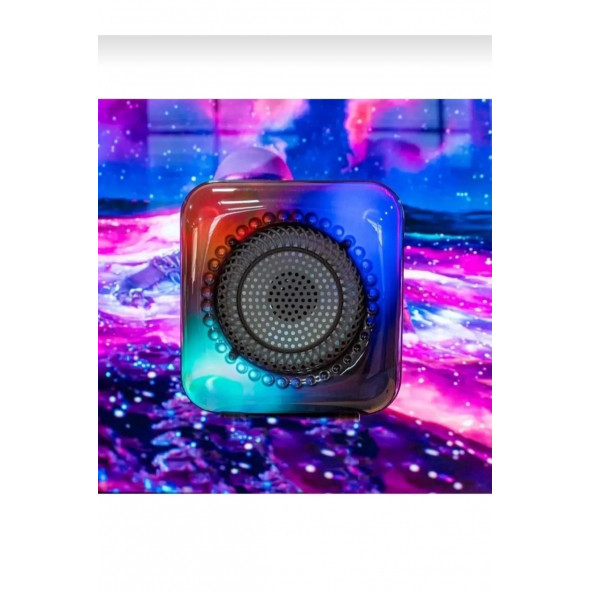 TT_GTS-1373 RGB Işıklı Ses Bombası Mini Taşınabilir Bluetooth Hoparlör TF/FM/USB