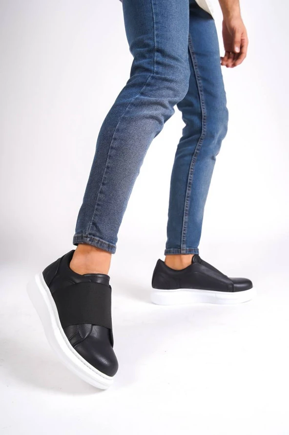 KB-040 Siyah Cilt   Bağcıklı  Günlük Erkek  Ayakkabı ürün görseli 1