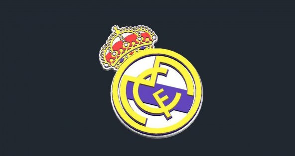 Real Madrid Cf - Logo Plastik Aparat