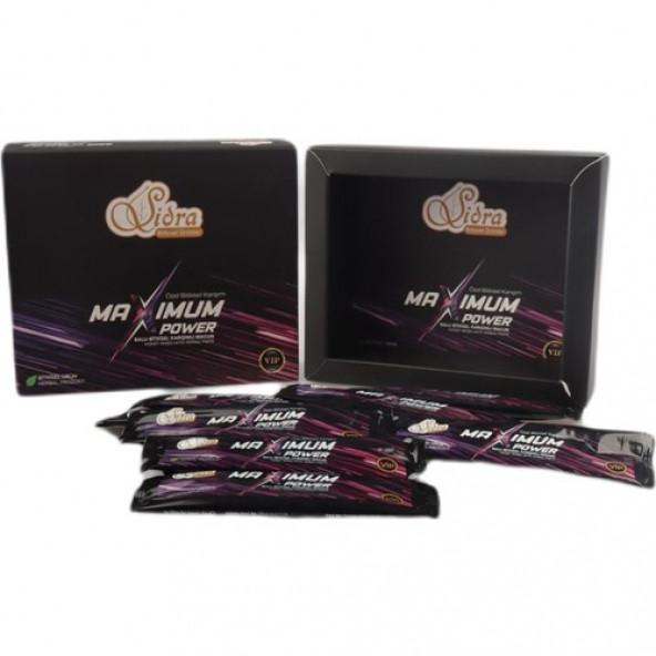 Sidra Maximum Power Macun Stick Saşe 12gx10 Tek Kullanımlık