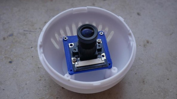 Kapalı Kamera Muhafazası İçin Pi Kam Montajı Plastik Aparat - 1
