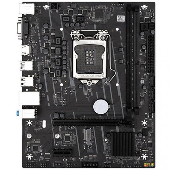 Izoly H510M-H CHALLENGER MOTHERBOARD PCIE 3.0 M.2 10/100/1000M GIGABIT