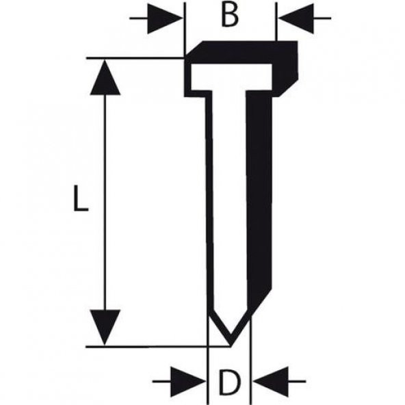 Bosch Başsız Çivi 44mm Galvenizli 2000 Adet - 2