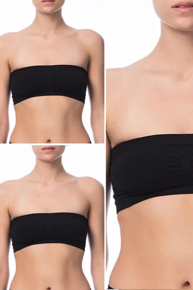 Siyah 3lü Büstiyer Taktel ürün görseli 1