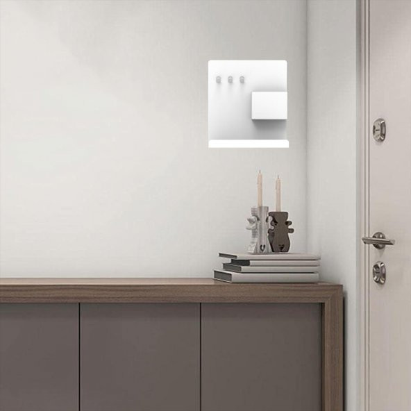 RAFLI ANAHTARLIK MODEL 2 BEYAZ - 5