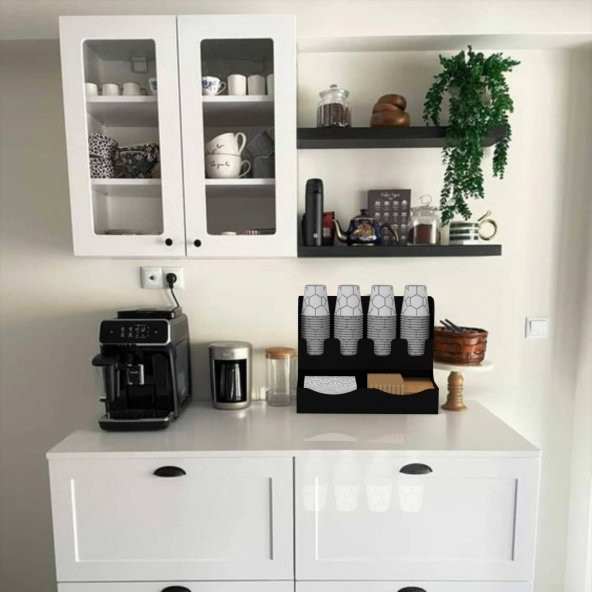 Çay & Kahve Ünitesi / Stand 16OZ SİYAH - 3