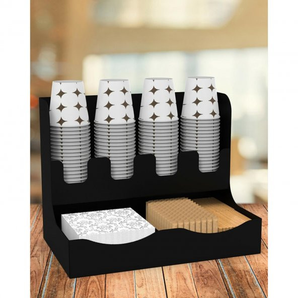 Çay & Kahve Ünitesi / Stand 16OZ SİYAH - 8