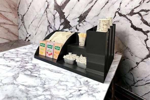 Çay & Kahve + 3 Bölmeli Bardaklık Set - 2