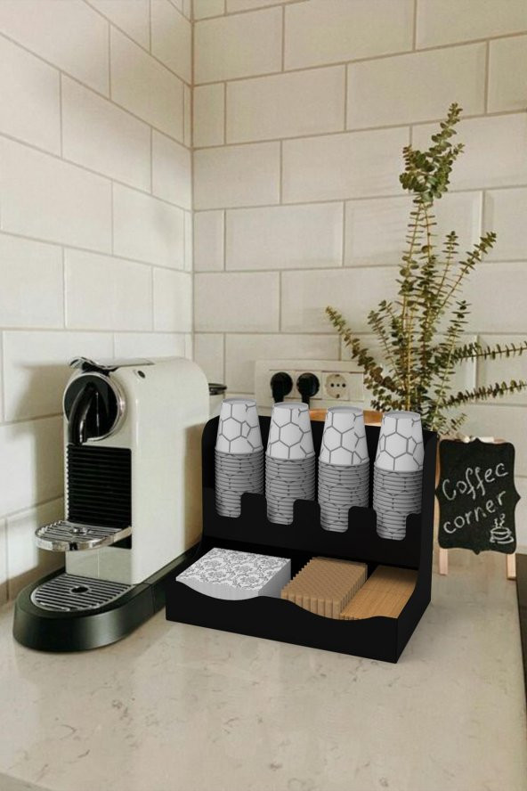 KARTON BARDAKLIK/KARTON BARDAK STANDI / BARDAK ŞEKER KARIŞTIRICI/ORGANİZER RAF - 3