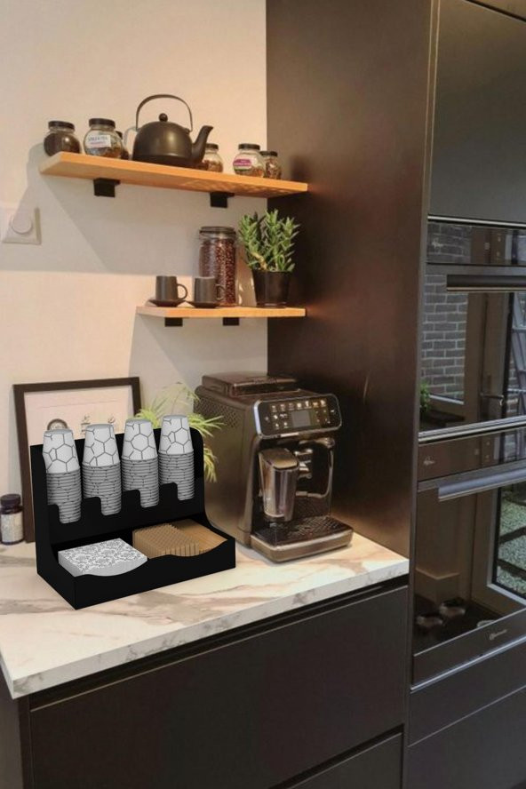 KARTON BARDAKLIK/KARTON BARDAK STANDI / BARDAK ŞEKER KARIŞTIRICI/ORGANİZER RAF - 6