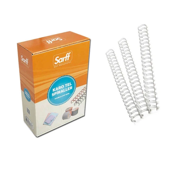 Sarff Spiral Tel 1-1/8 Inç 28,5mm 50'li Beyaz