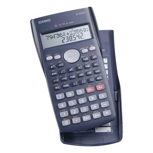 Casio FX82MS Hesap Makinesi 10+2 Hane Bilimsel Fonksiyonlar