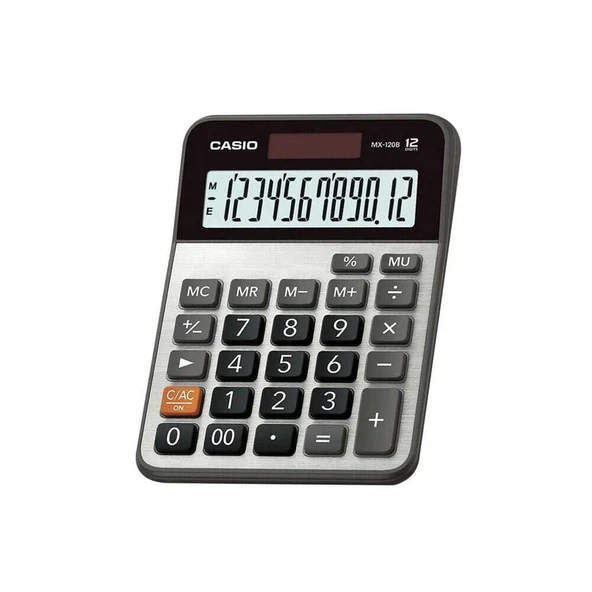 Casio MX-120B Hesap Makinesi 12 Hane Pilli ve Güneş Enerjili - 3