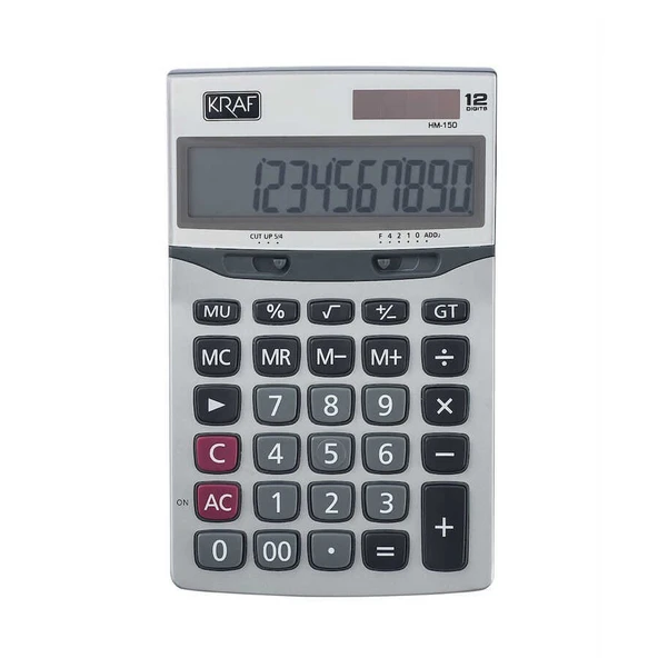 Kraf HM-150 Hesap Makinesi Masa Üstü 12 Hane