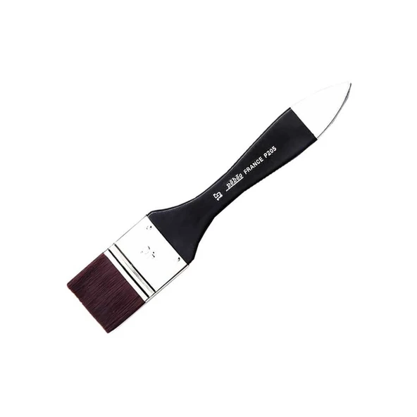 Pebeo Zemin Fırçası Sentetik Yassı Geniş Siyah No 1.5 - 2