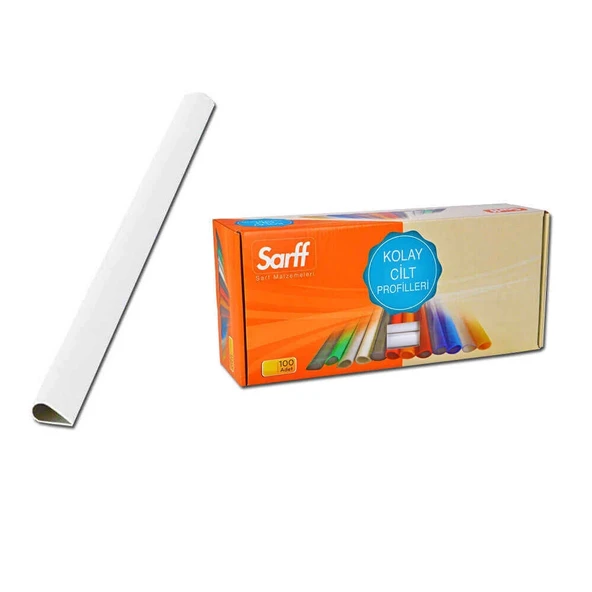 Sarff Sırtlık 6 mm Beyaz 100'lü - 2