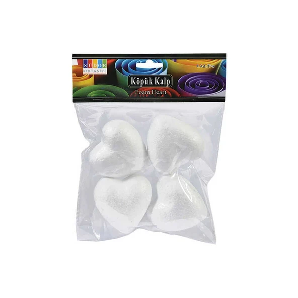 Südor Köpük Kalp 4'lü ürün görseli