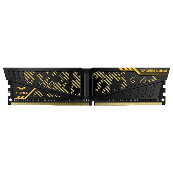 Team T-Force Vulcan TUF Gaming Alliance 8GB (1x8GB) 3200MHz CL16 DDR4 Gaming Ram (TLTYD48G3200HC16C01) - 1