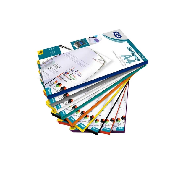 Mas Cilt Kapağı Plastik A4 100'lü Kırmızı - 2