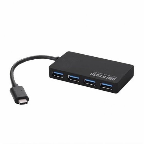 Type-C To Usb 3.0 4 Port Usb Çoklayıcı Hub Süper Slim 5 Gbps Hız - 2