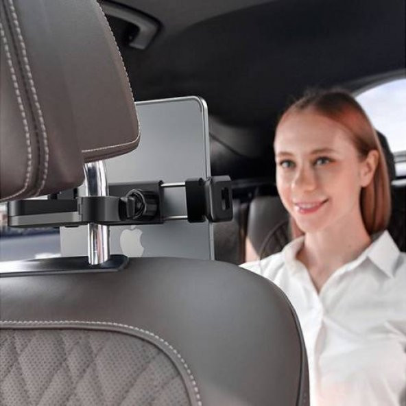Baseus Araç Tablet Tutucu Arka Koltuk Tablet Tutucu Ayarlanabilir Telefon Tablet Tutucu 4.7-12.3 in - 4