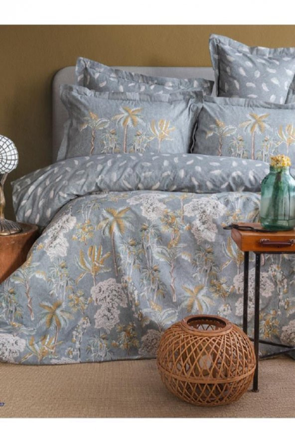 Apricitas Home Palma Çift Kişilik 100 Pamuklu Nevresim Takımı ürün görseli