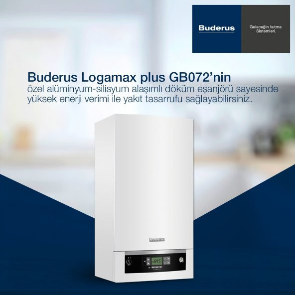 Buderus Logamax Plus GB072-V2 - 24 kW Sessiz, Tam Yoğuşmalı Kombi - 2