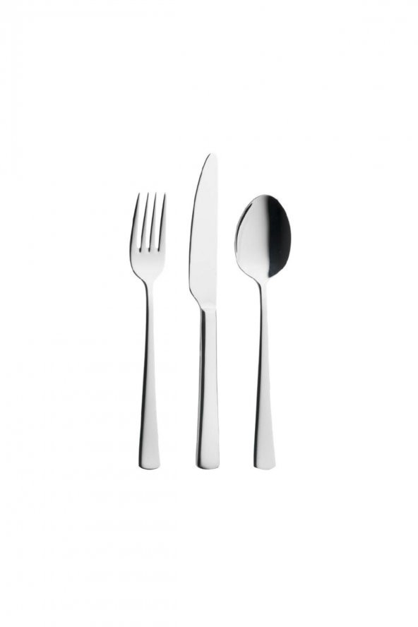 Lugga Nida 6 Kişilik Tatlı Çatal Kaşık Bıçak Takımı 18 Parça - 2