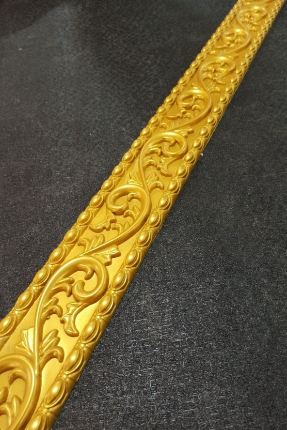 Saray Tavan Bordür Altın Renk 8 Cm 100 Cm