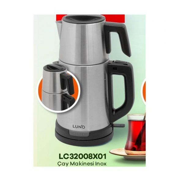 Luno LC32008X01 Çay Makinesi Inox - 2