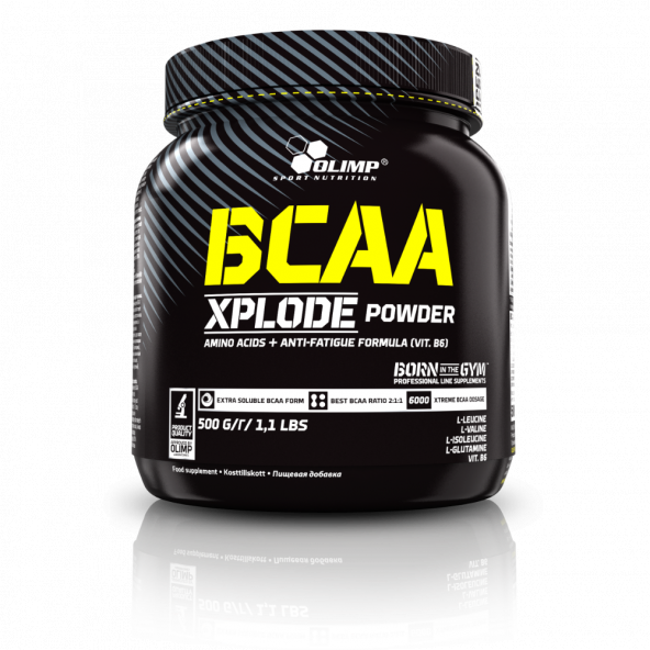 Olimp BCAA Xplode Powder 500 gr AROMA SEÇENEKLİ - HIZLI ÜCRETSİZ KARGO - SKT : 10.2026