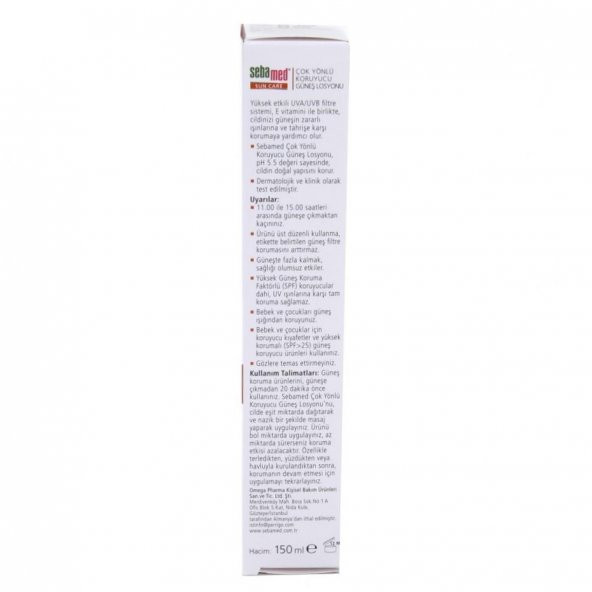 Sebamed Sun Care Multi Protect Spf 50+ 150 ml Güneş Losyonu - 2