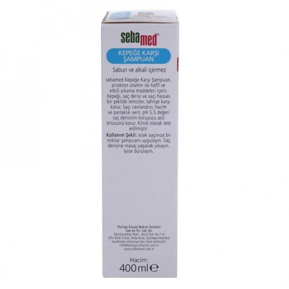 Sebamed Anti-Dandruff 400 ml Yağlı-Kepekli Saç Şampuan - 2