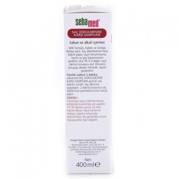Sebamed Anti-Hairloss Saç Dökülmesine Karşı Şampuan 400 ml - 2