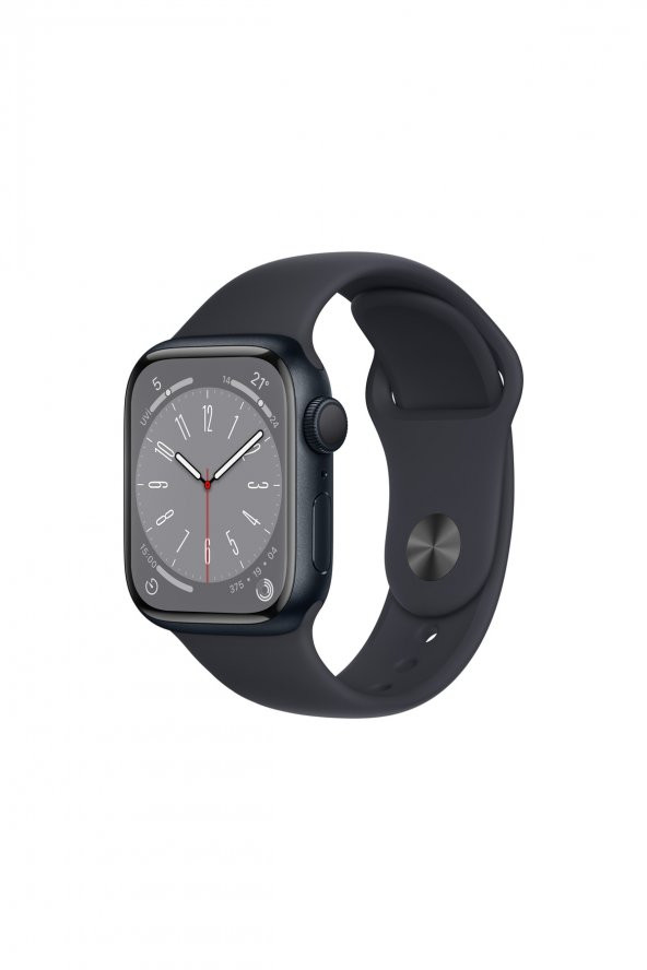 Apple Watch 8/41 mm GPS Alimunyum Kasa ve Spor Kordon Gece Yarısı Akıllı Saat (Apple Türkiye Garantili)