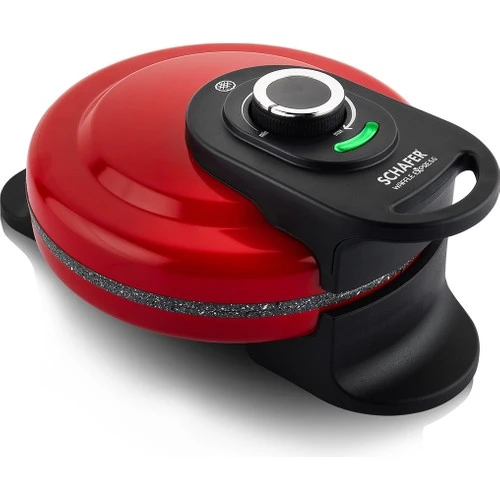 Schafer Waffle Express Waffle Makinesi-Kırmızı