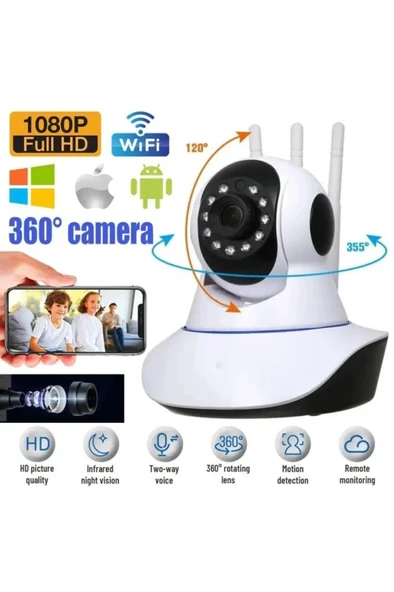 Blic Wireless Network IP Akıllı Kamera BLM-08 - 4