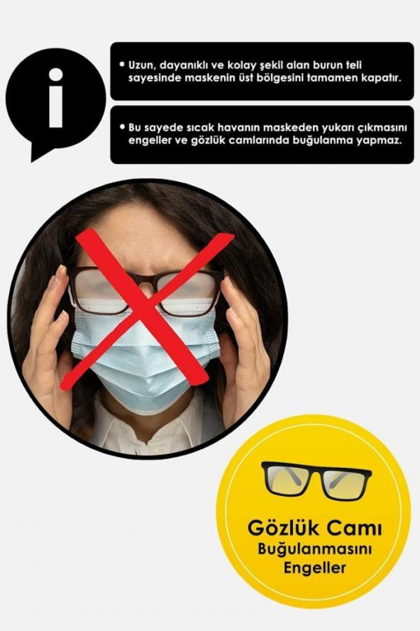 100lü Meltblown Filtreli 3 Katlı Telli Konfor Modeli Cerrahi Maske - 2