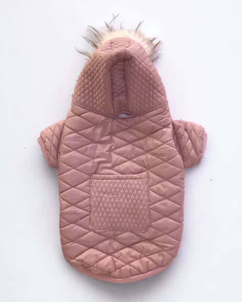 Pink Comfie Köpek Montu, Köpek Ceketi, Köpek Dış Giyim - 9