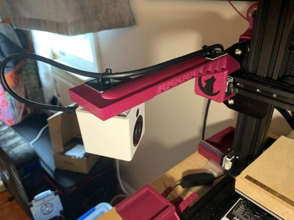 Ender-3 / Ender-3 Pro İçin Wyze Cam Portal Tutucu Plastik Aparat - 2
