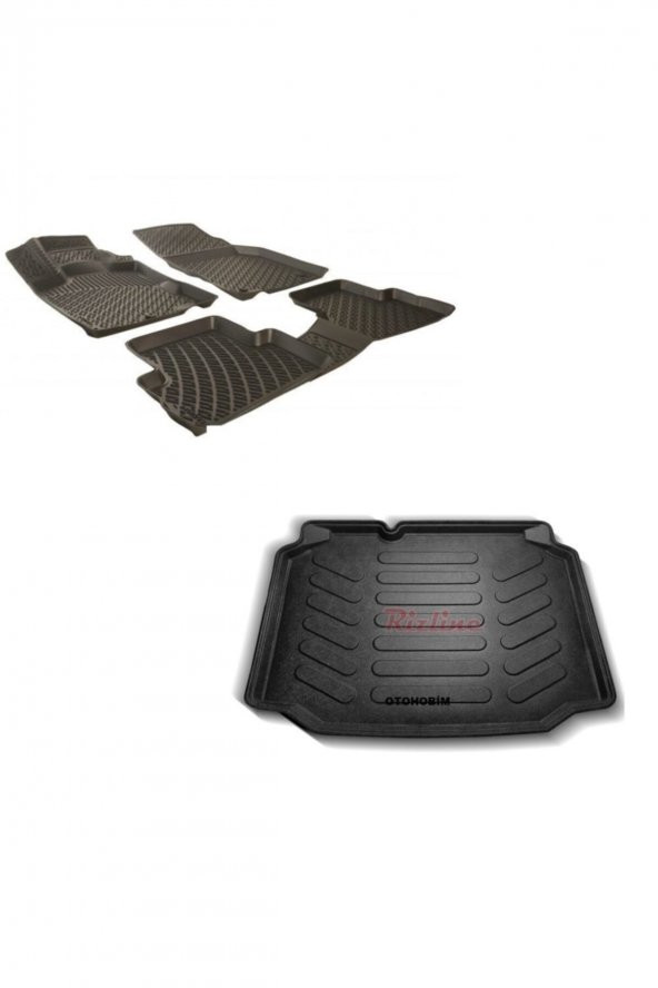 Rizline Seat Leon 2013 Sonrası 3d Paspas Ve Bagaj Havuzu Ikili