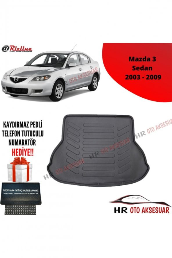 Rizline Hroto Mazda 3 Sedan 2003-2009 3d Bagaj Havuzu
